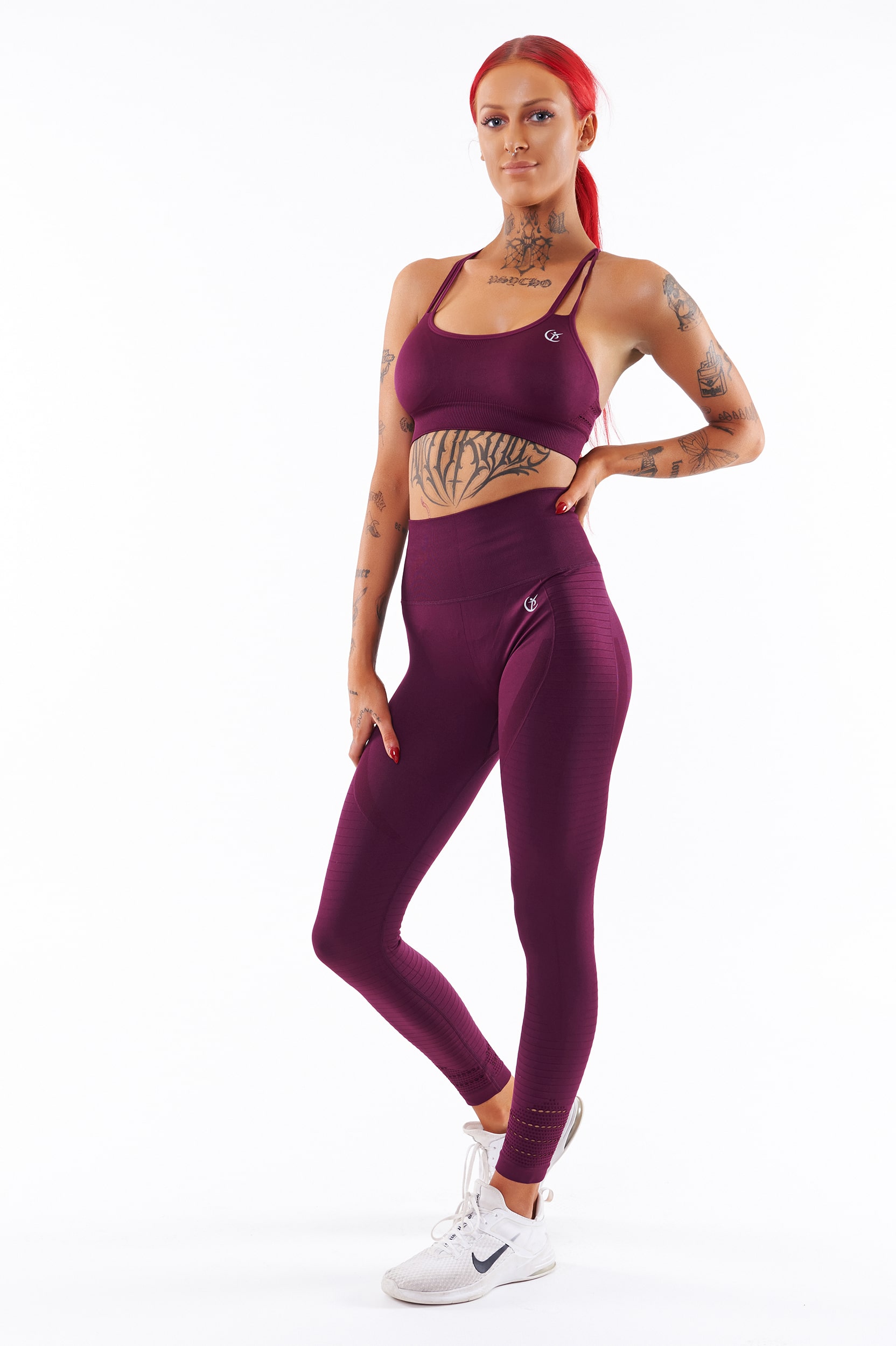 Flawless Gym Yoga Legging - Ruby - Phenomenal Gym Wear